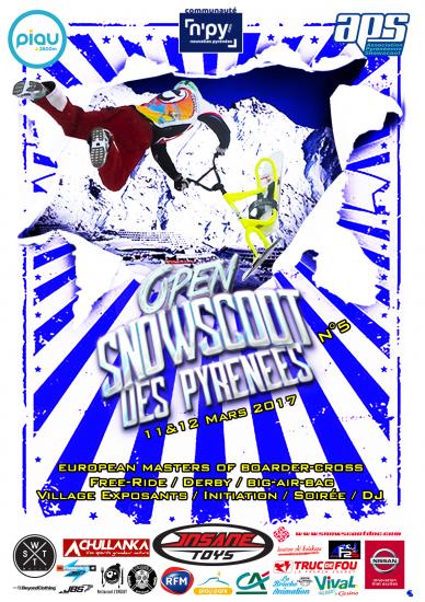 Open snowscoot pyrenees 2018